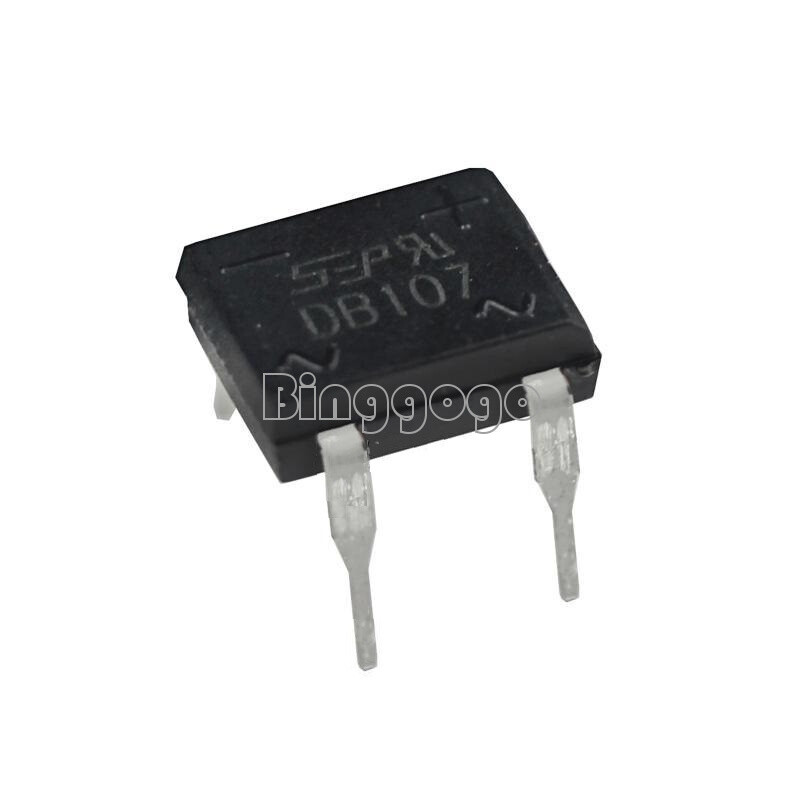 10PCS DIP-4 DB107 1A 1000V Single Phase Diode Rectifier Bridge