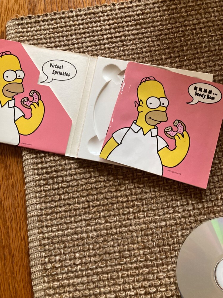 The Simpsons Virtual Springfield Computer game 1997 CD ROM