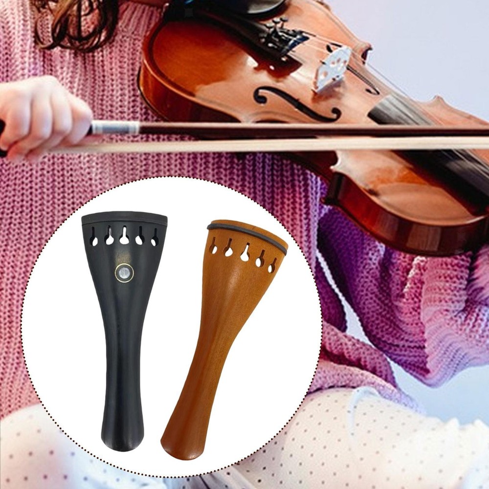 4/4 Violin Tailpiece Wood Luthier Supply Stringed Instrument Part 5 Strings
