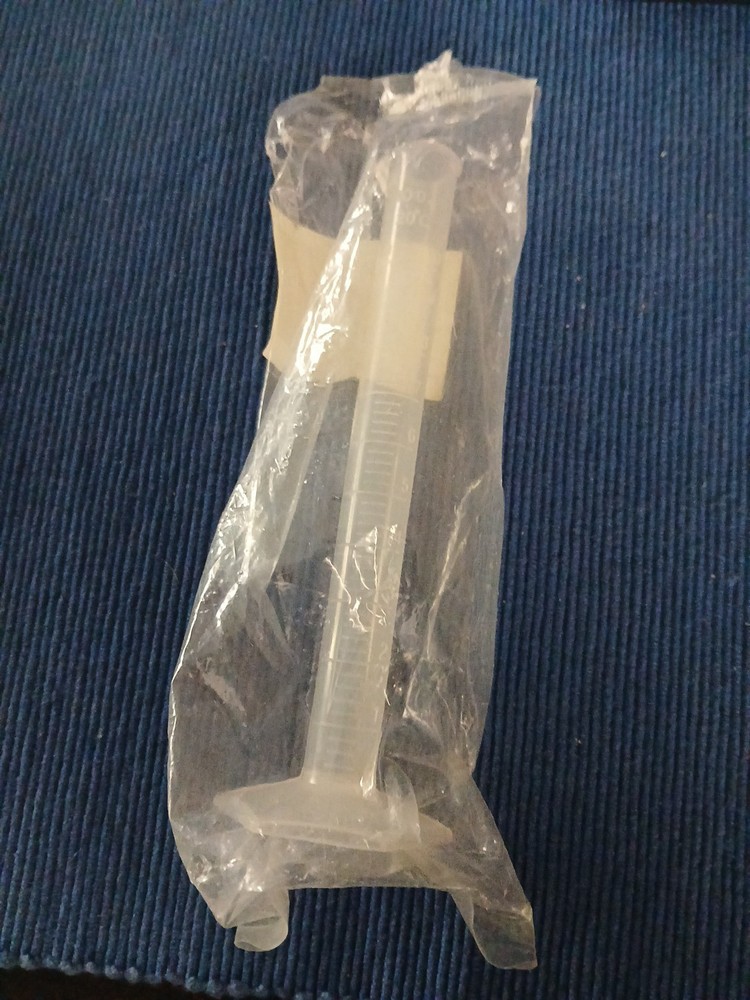 10 ML Graduated Cylinder Hex Base Polypropylene New