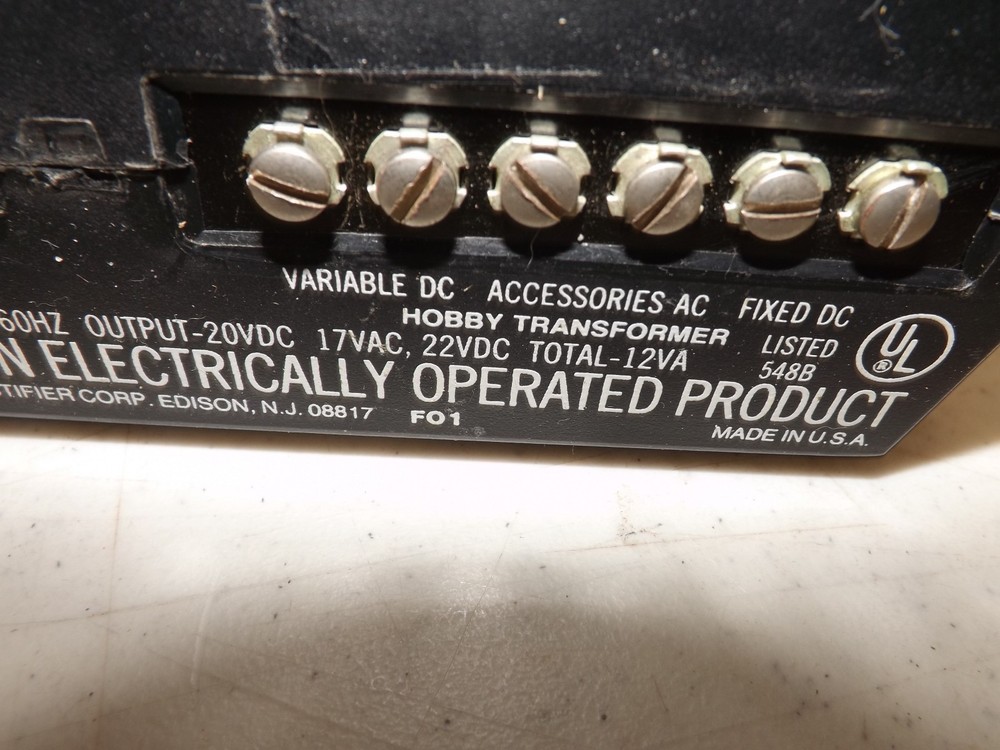 MRC Tech II Loco-Motion 1500 Train Controller HO Scale Transformer