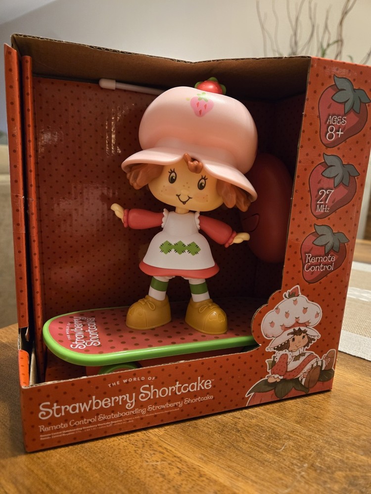 NEW, REMOTE CONTROL SKATEBOARDING STRAWBERRY SHORTCAKE