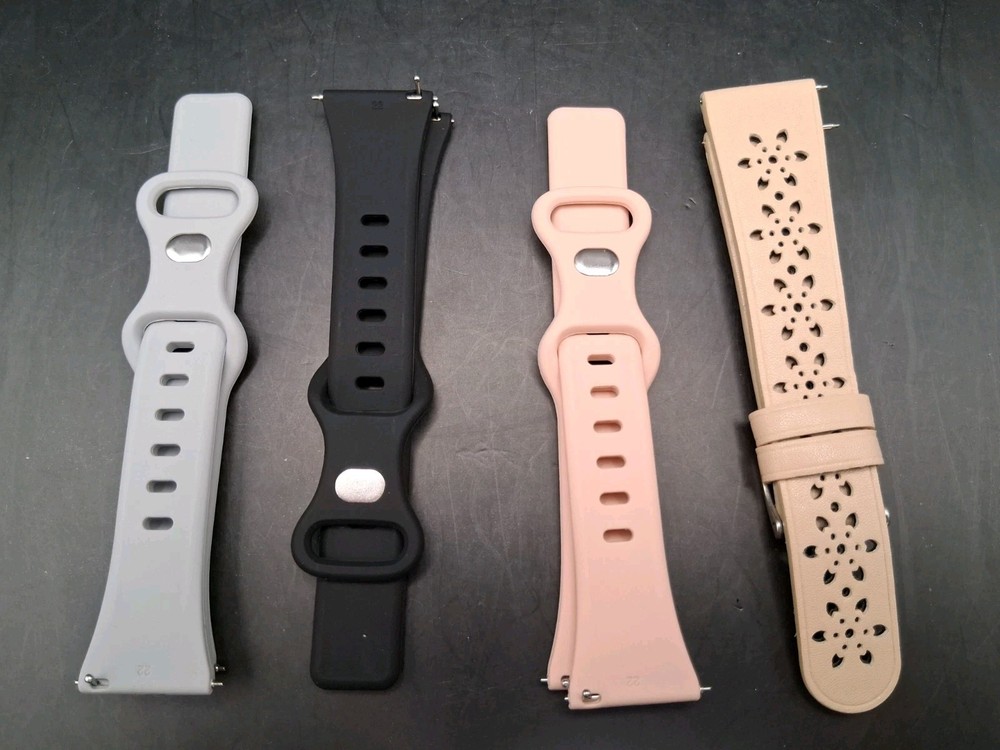 FITBIT REPLACEMENT Exercise Watchbands 4-Pack 23mm - New!