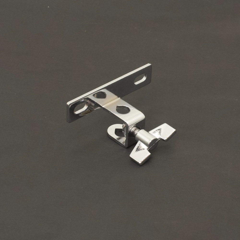 Unbranded Toca-Style Woodblock Mounting Bracket, Chrome, 3.5-inch Width