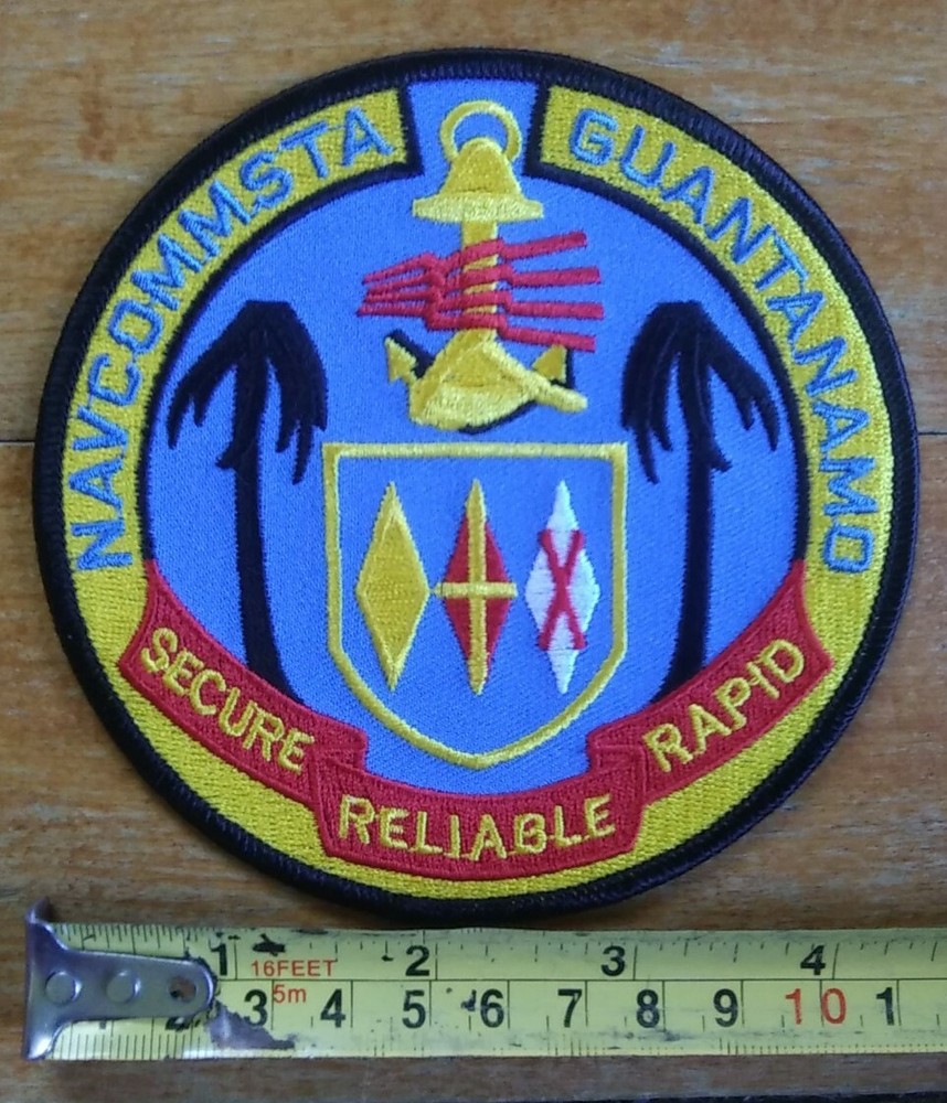 Naval Communication Station US Navy Base Guantanamo NAVCOMMSTA USN Patch