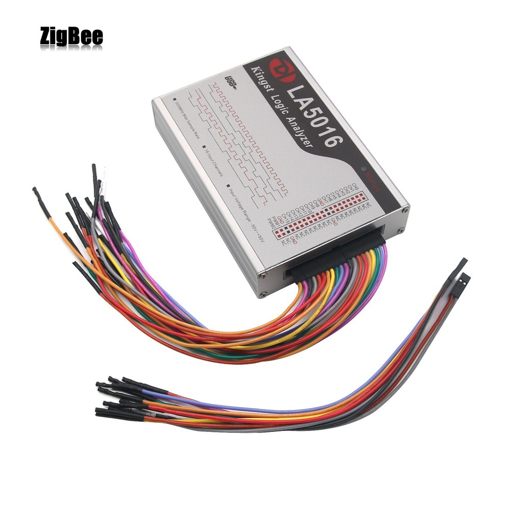 LA5016 USB Logic Analyzer 16 CH Max Sampling Rate 500M 10G Depth Adjustable