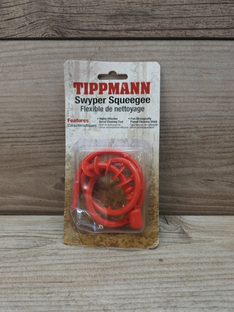 Tippman Swyper Squeegee Barrel Cleaning Tool Paintball Red Flexible Pull Through