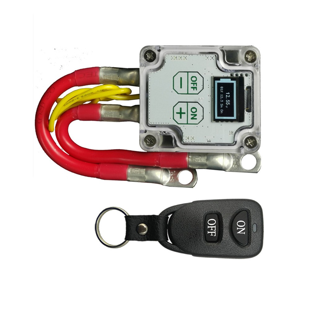 Cut Off Isolator Battery Disconnect Switch Wireless Remote For Car Power Protect