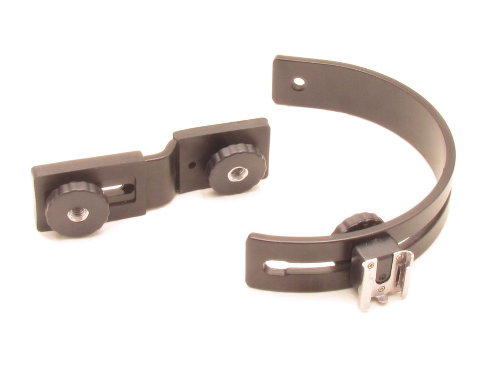 1/4" C-Shape Bracket Flash LED Video Light DC DSLR SLR Camera Mini DV Camcorder