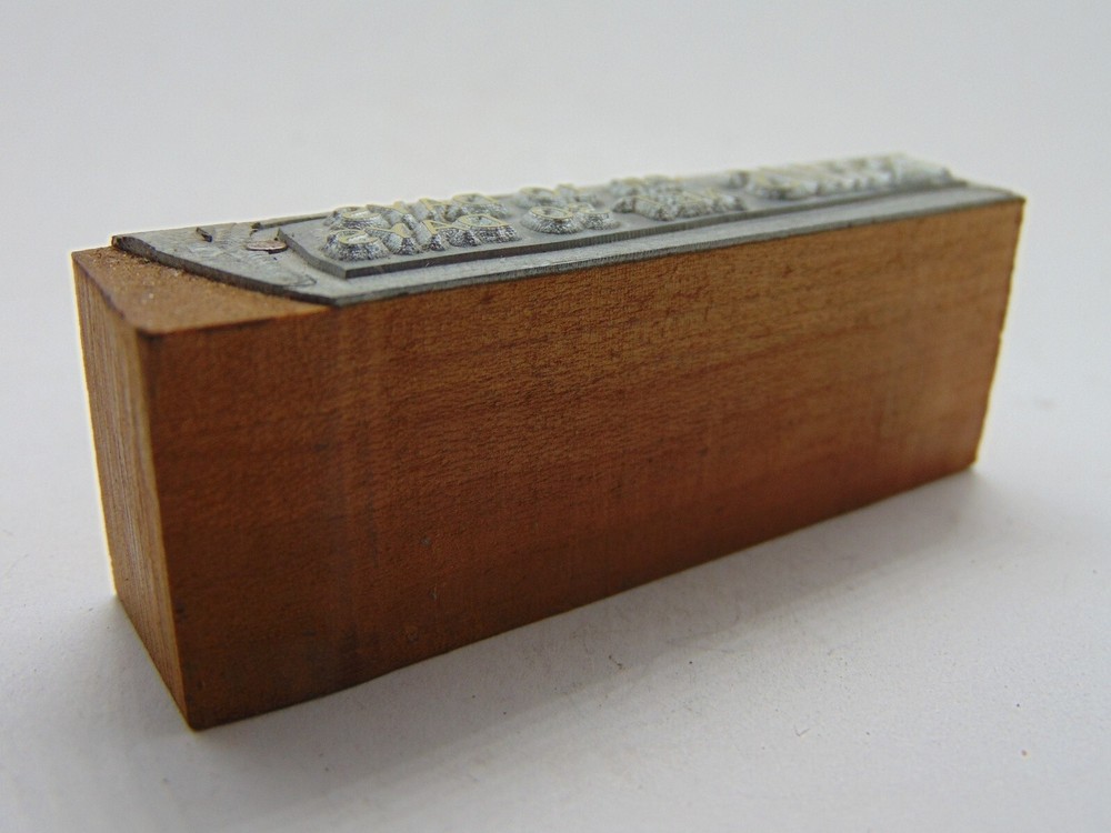 Printing Letterpress Printers Block Terms