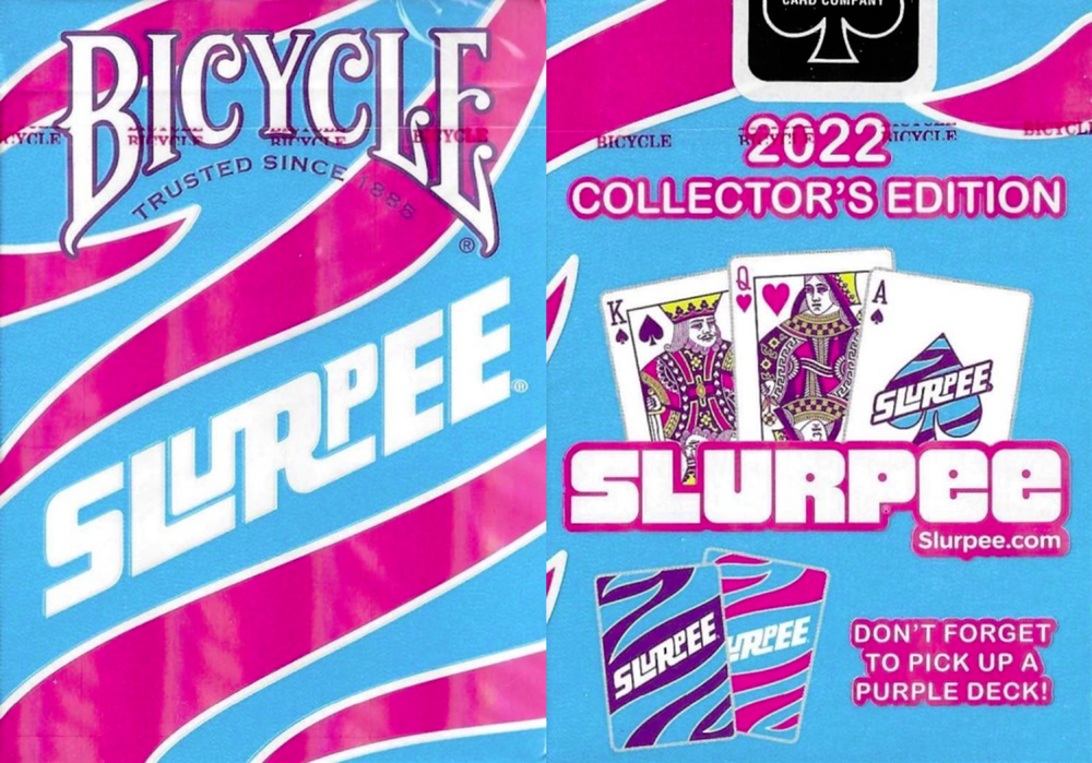 Bicycle 7 -Eleven Slurpee Playing Cards 2 Deck Set – Fourth Edition - SEALED