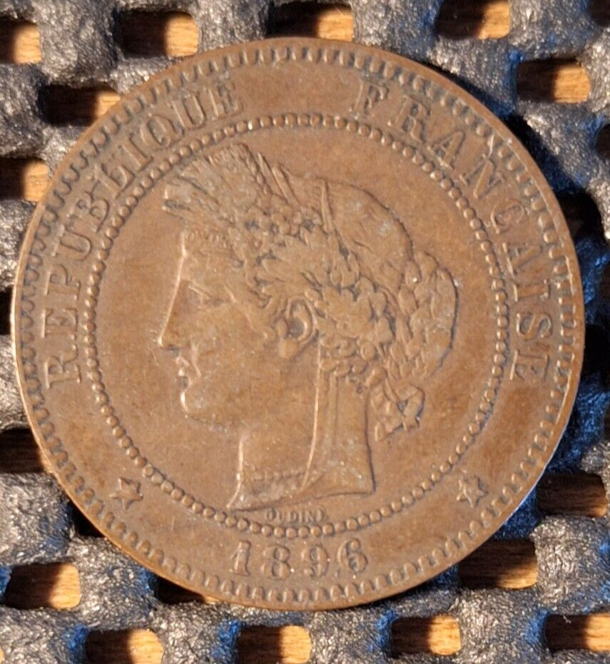 FRANCE 10 CENTIMES CERES 1896A