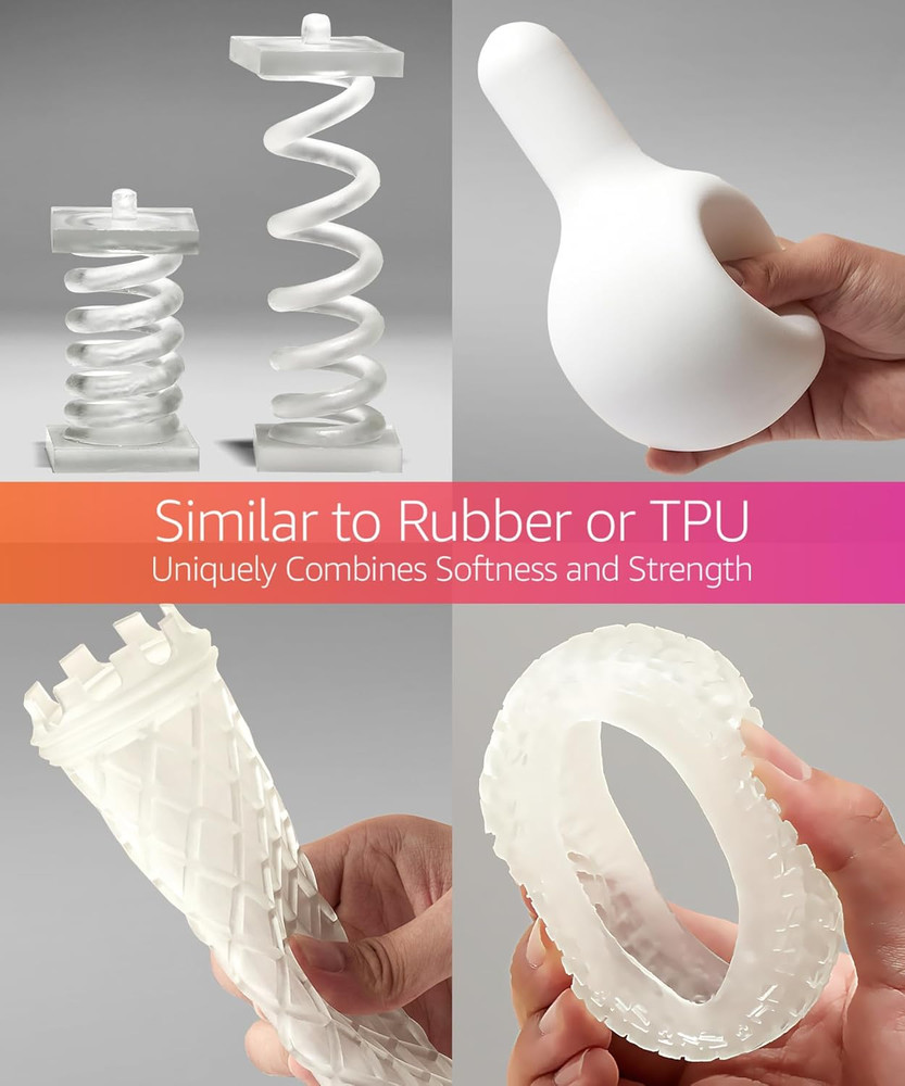 Superflex 3D Printer Resin, Softness 80A Simulating Flexible Rubber, Made in Kor