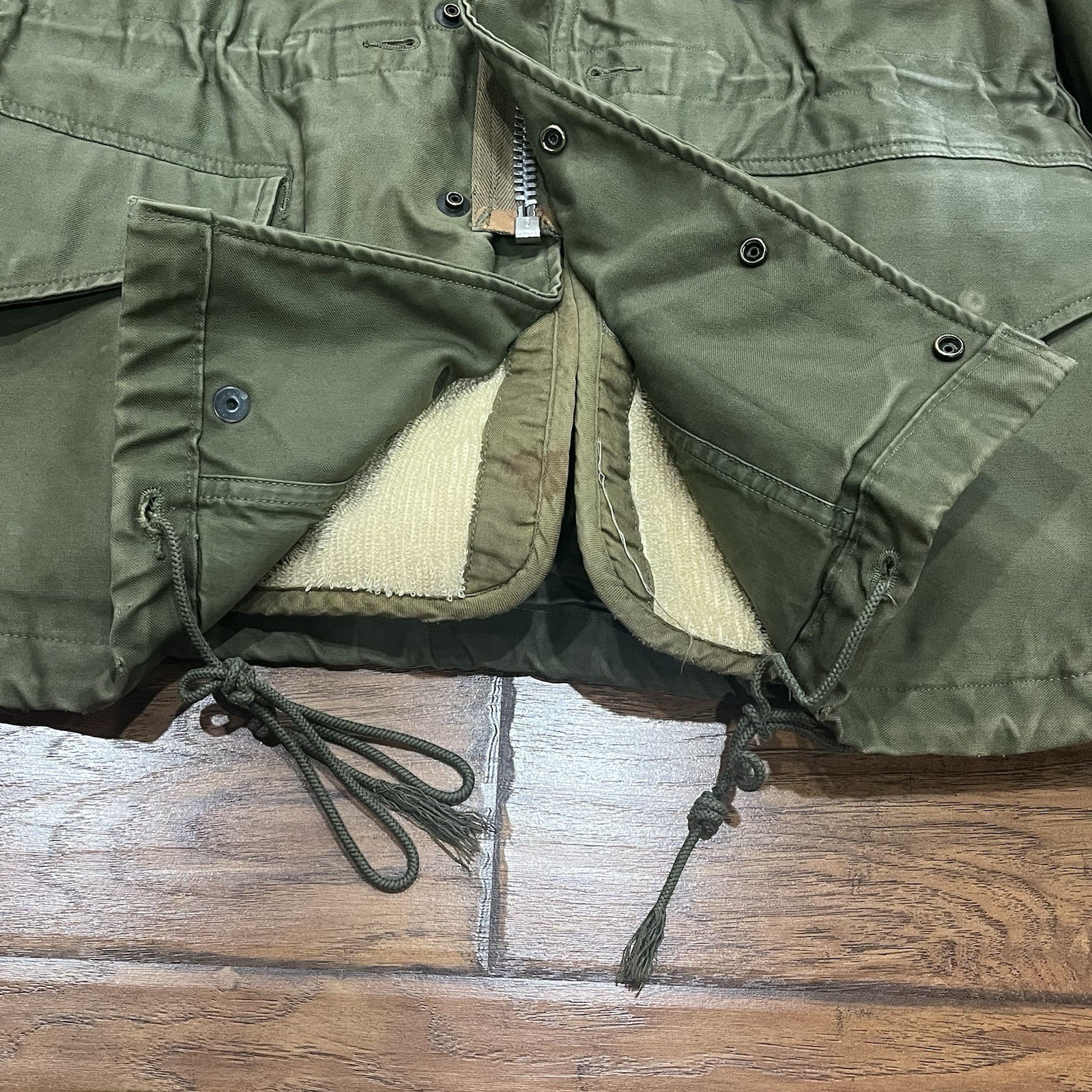 Vintage M-1951 Field Jacket OG 107 Mens Small Regular W/Liner Military READ!!!!