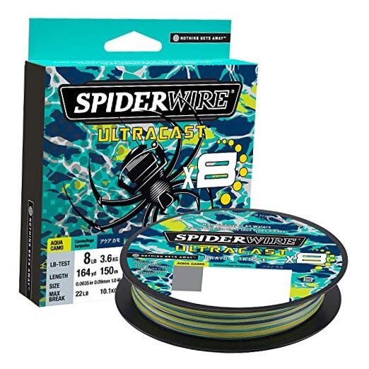 Ultracast Braid 328 Yards Aqua Camo 20 Pounds