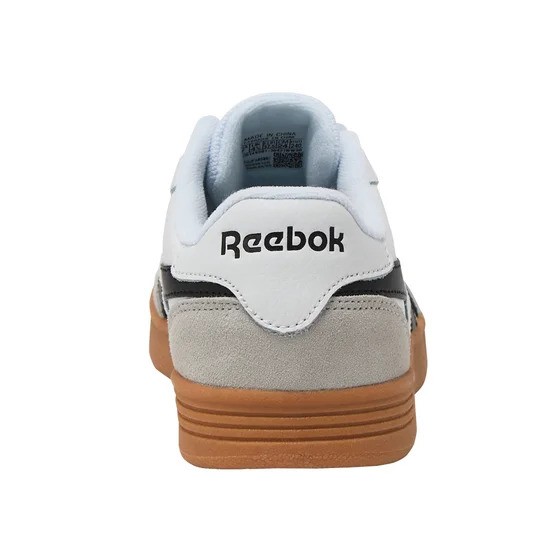 Reebok Womens White Low-Top Sneakers Classic Lightweight Lace-Up Shoes Sizes