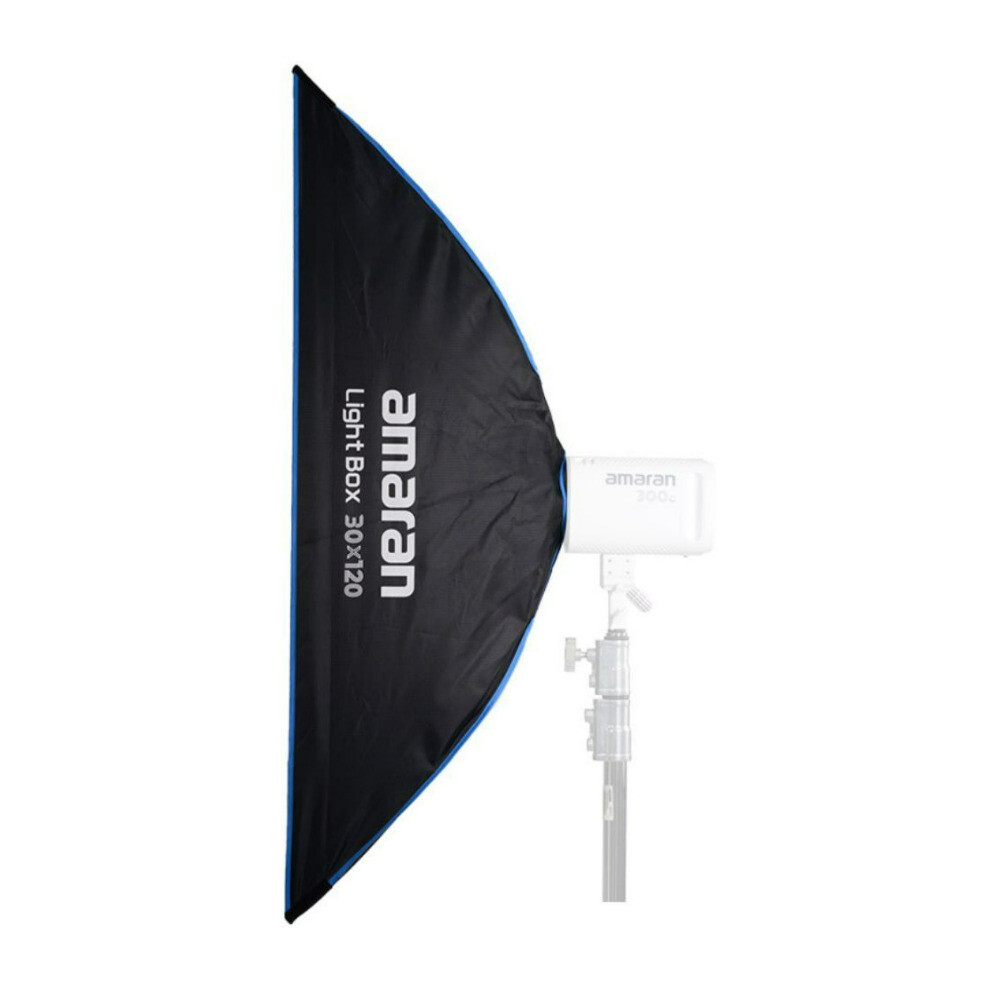 amaran Light Box 30x120 One Snap Setup Narrow Rectangular Bowens Mount Softbox