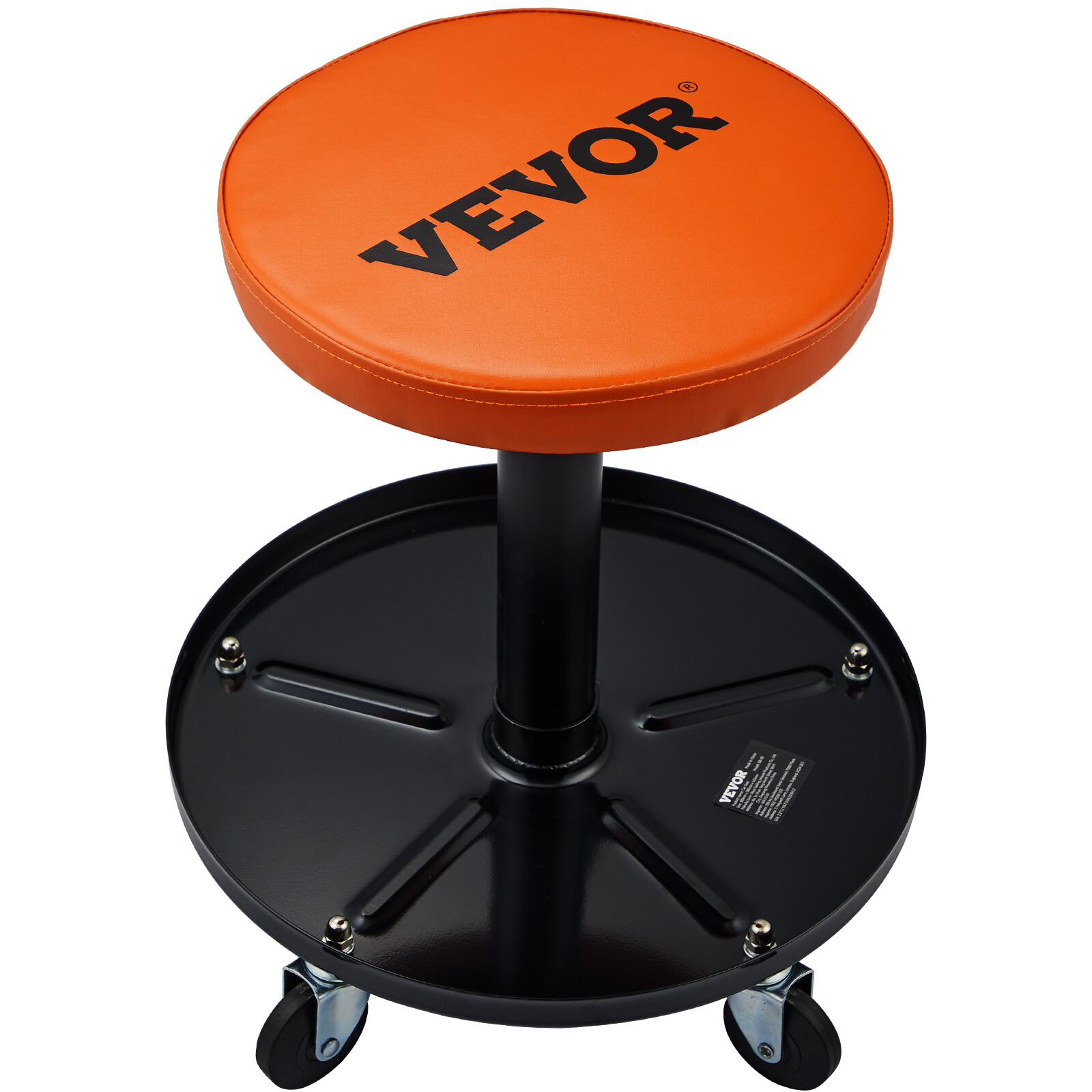 VEVOR Adjustable Mechanics Rolling Creeper Shop Stool Tool Tray for Shop Garage