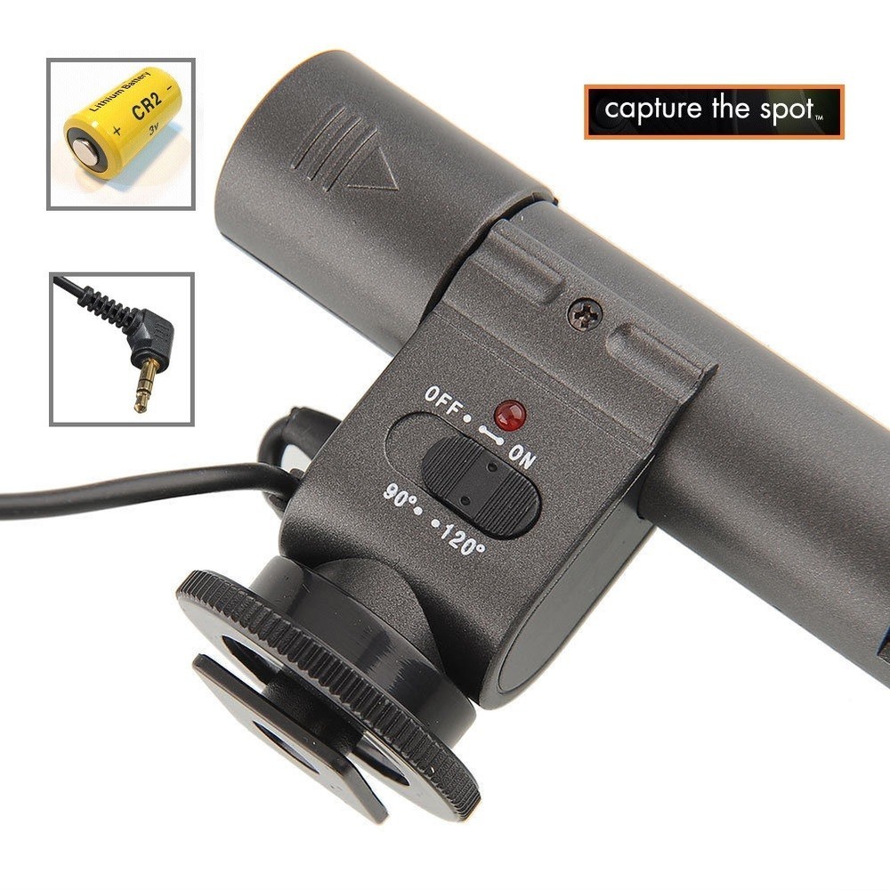 Mini Condenser Pro Microphone For Nikon Coolpix P1000