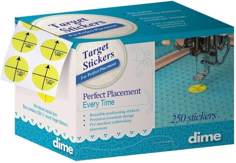 3 PACKAGES Target Stickers Pack 250 roll