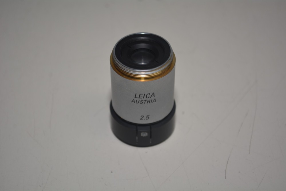 Leica Plan Fluor 2.5x/0.075 ∞/0 Microscope Objective #W3331