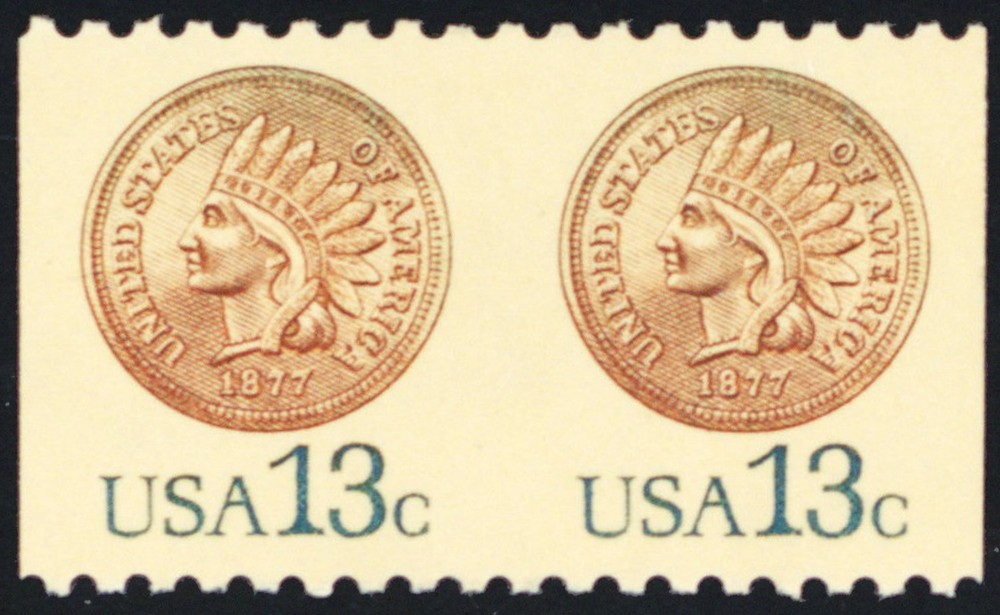 1734a, Mint VF NH 13¢ Imperforate Between Pair Error - Stuart Katz