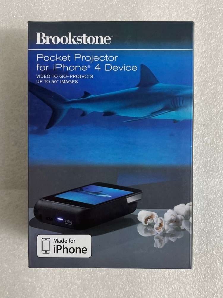Brookstone Pocket Projector for iPhone 4