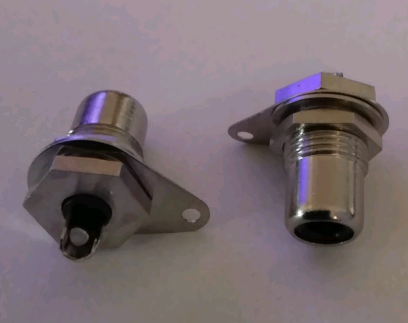 RCA -Type Panel Jack,) W /Locking Nut That Fits Front Of Panel, Audio Connector