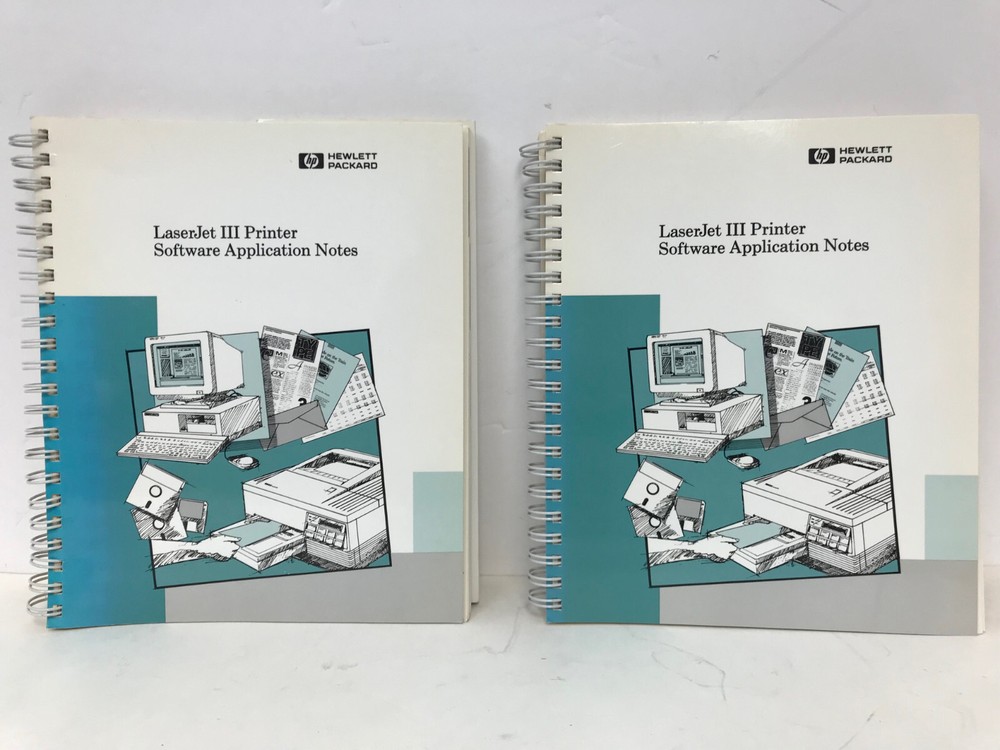 HP LASERJET III PRINTER USER'S MANUAL 33449-90901 & SOFTWARE APPLICATION NOTES