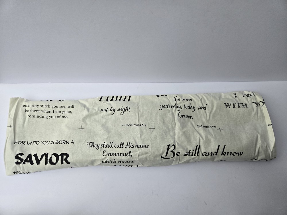 UNIQUE Scripture Religious Print Warmable Neck Wrap