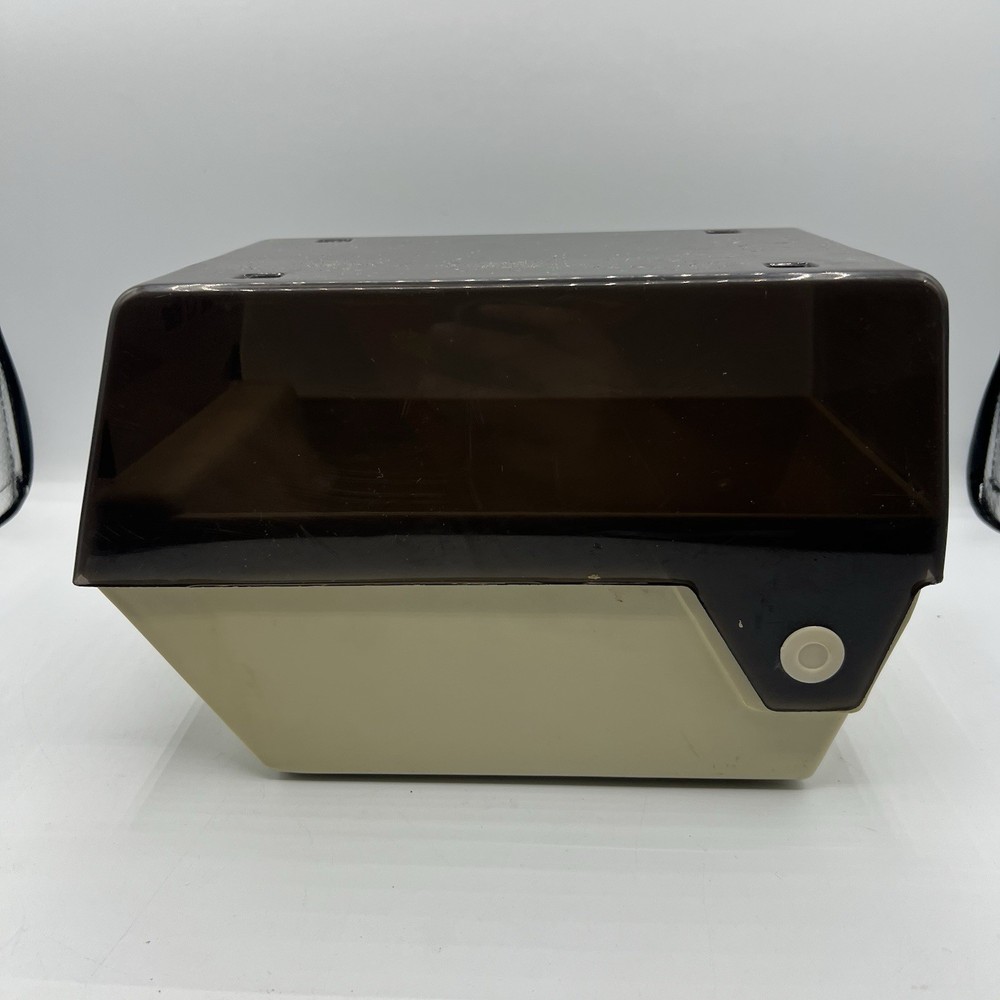 QVS Floppy Disk Plastic Storage Case With Hinged Top - Vintage