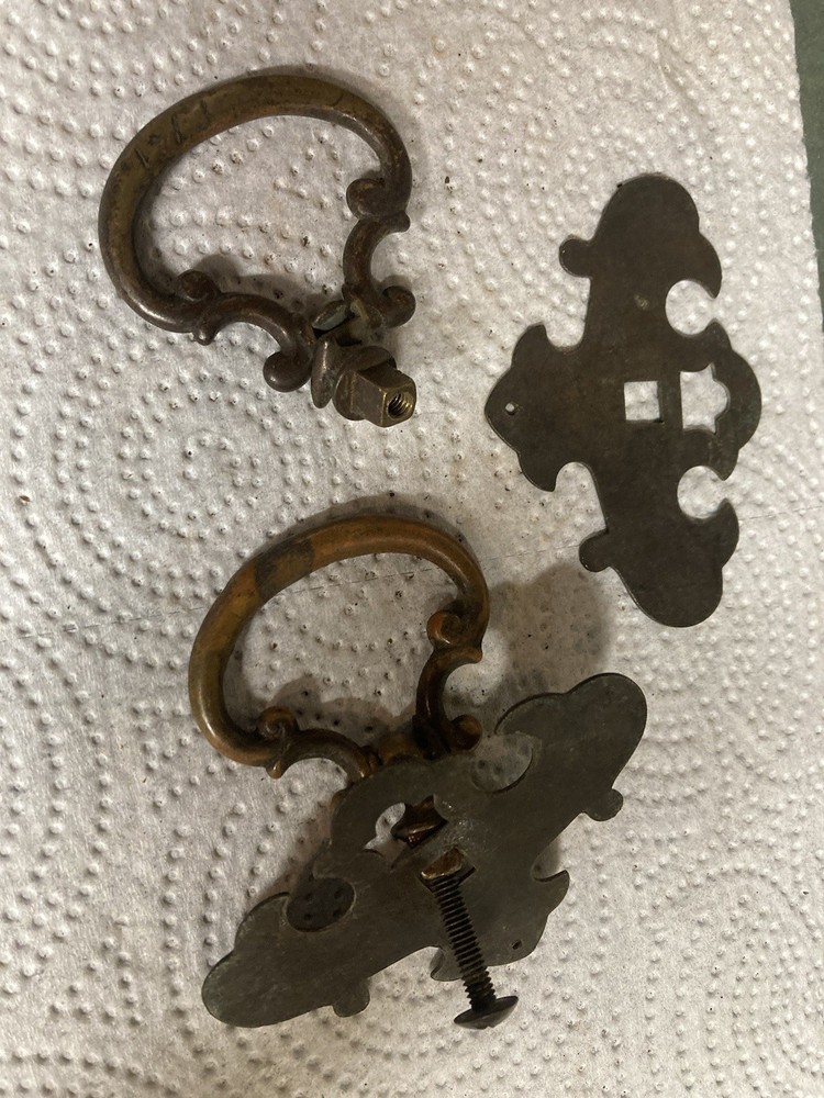 2 Handles For Antique Steamer Trunks