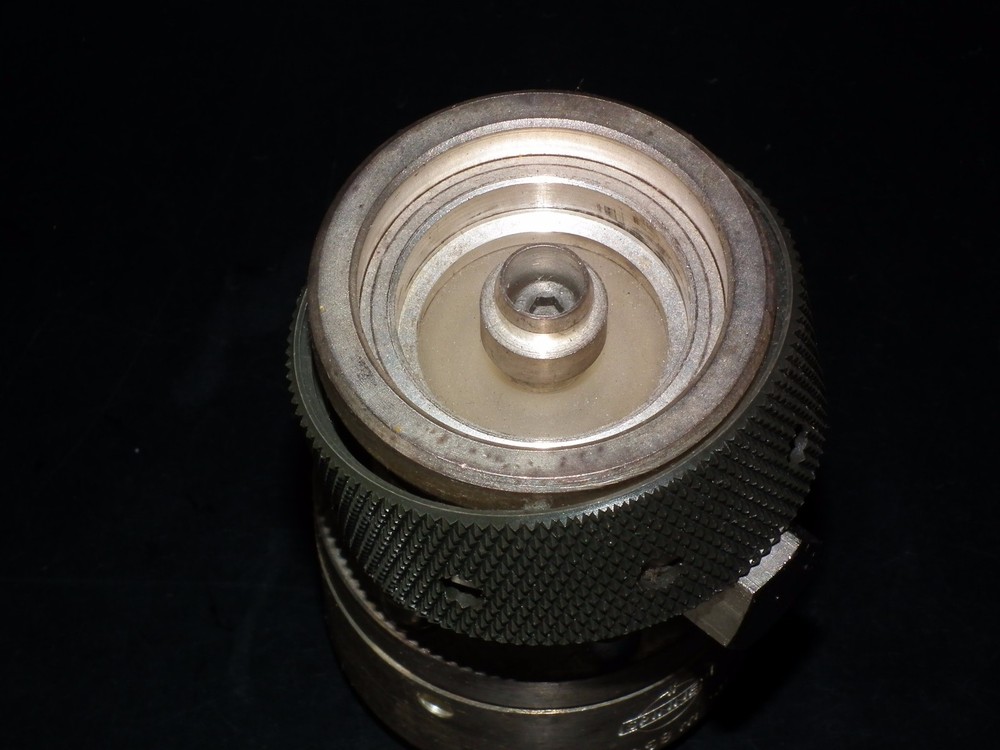 One NOS Spinner 5/8" DIN Male Silver plated coax connector BN 9258 (Flexwell)