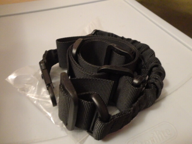 TWO POINTS RIFLE SLING WITH LENGTH ADJUSTER