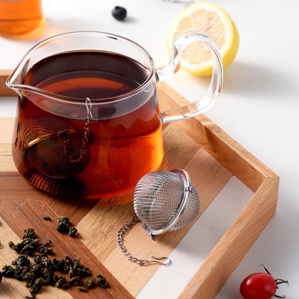 3PCS Premium Tea Infusers, Loose Leaf Tea, Upgraded 2.2 IN, Silver