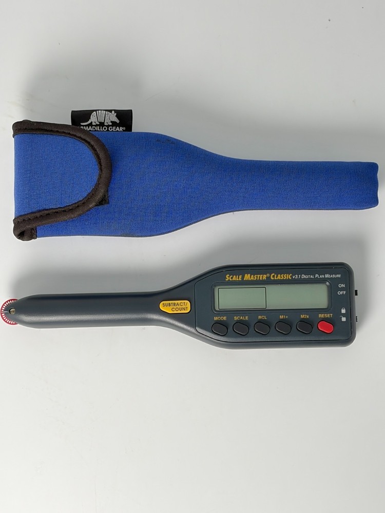 Scale Master Classic Model 6020 v3.2 Digital Plan Measure & Case Armadillo Gear
