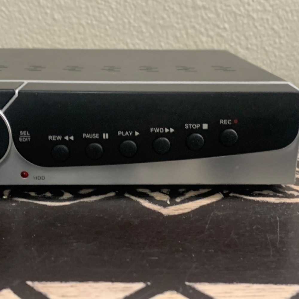 Night Owl Poseidon 8 Channel H.264 Security DVR + Power Cable POWERS ON Untested