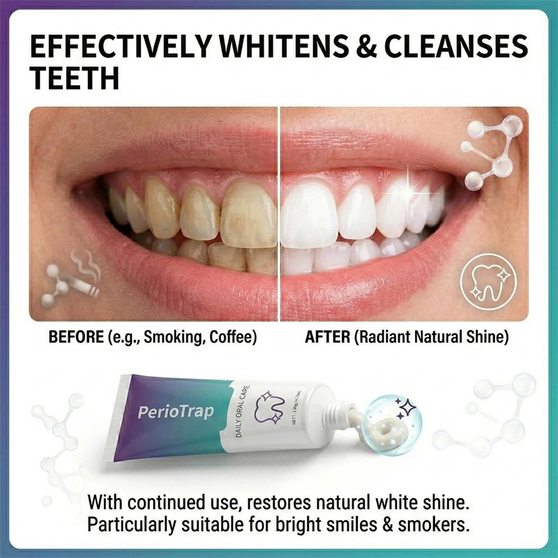 2 PCS PerioTrap Mint Flavor Gum Toothpaste Cleaning Toothpaste Sensitive Teeth