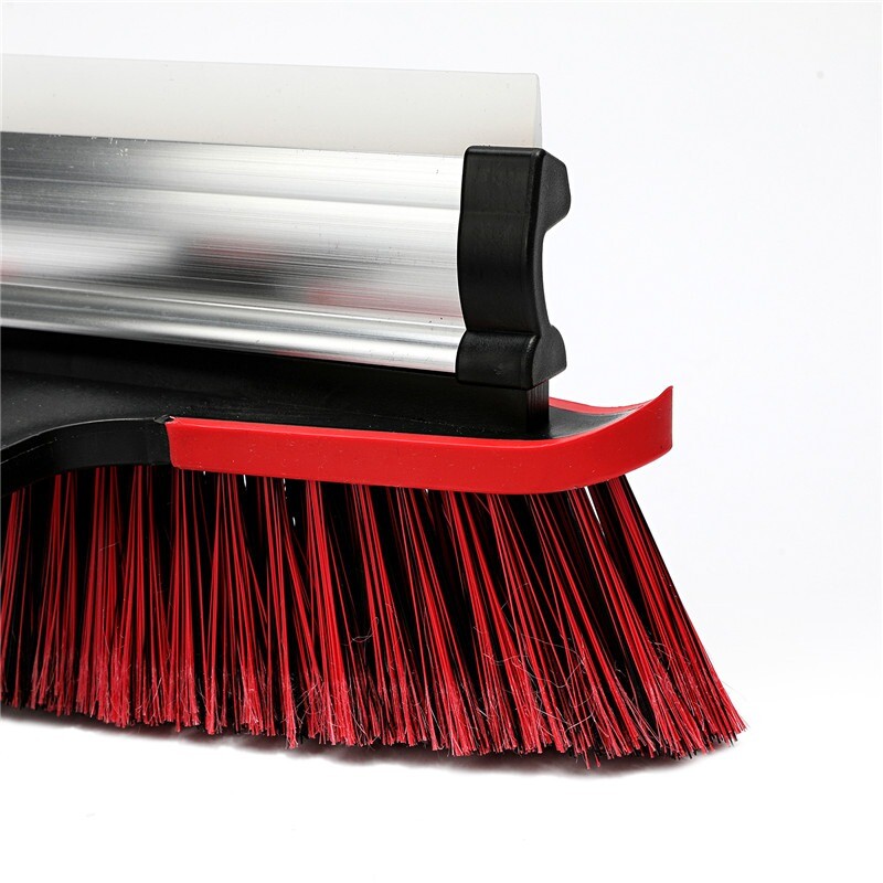 CarCarez Extendable Snow Brush with Ice Scraper Squeegee Auto Snow Ice Removal