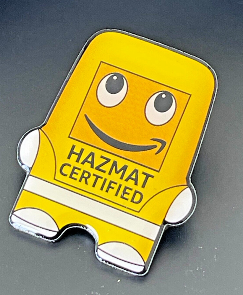 Hazmat HAZARDOUS WASTE AMAZON PECCY PIN