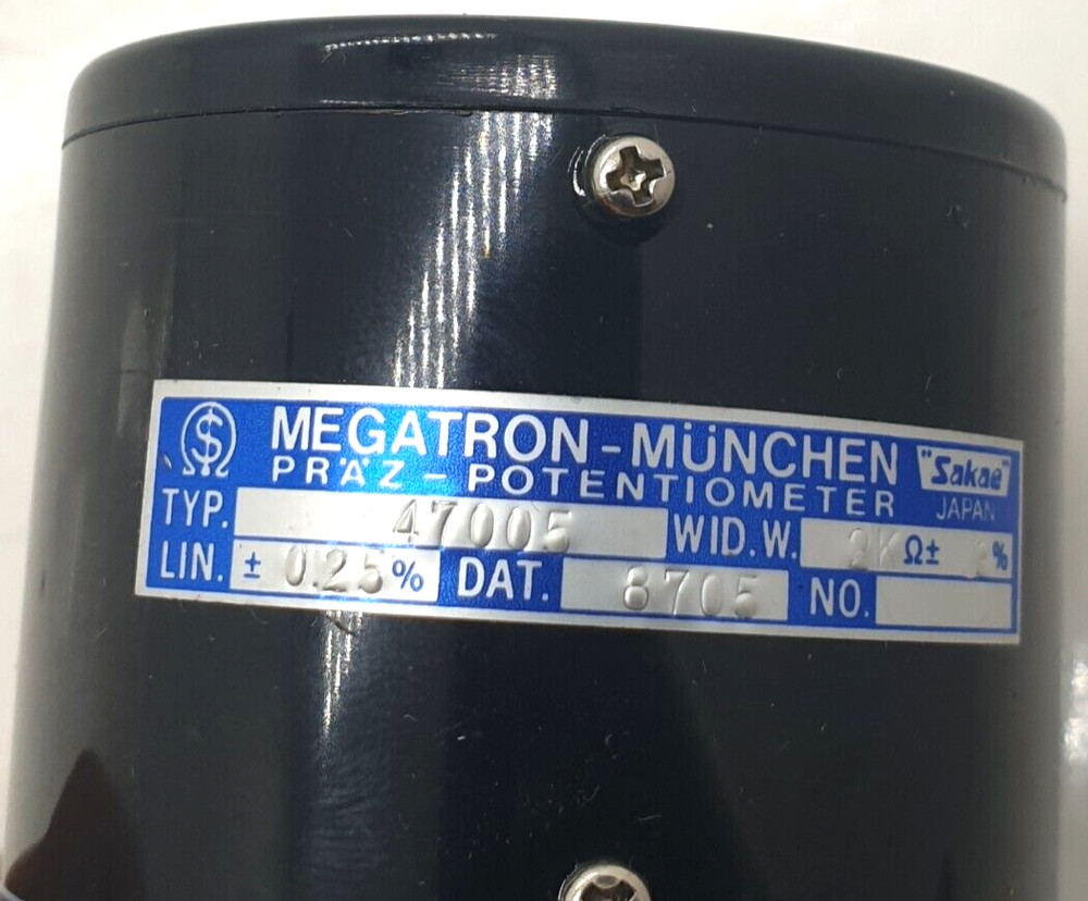 Megatron Type 47005 2kΩ Precision Potentiometer