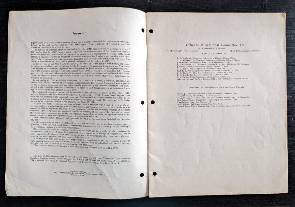 1969 American Drafting Standards Manual