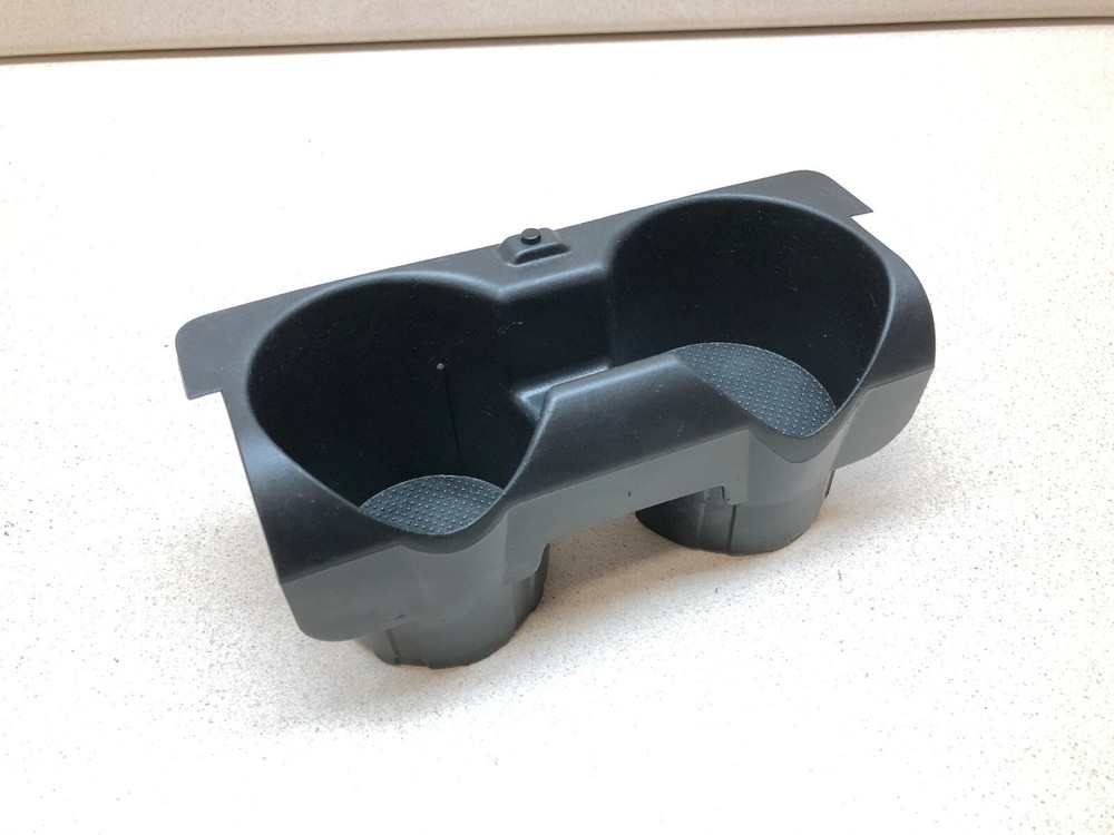 07 08 NISSAN MAXIMA CONSOLE DUAL CUP HOLDER OEM BLACK INSERT