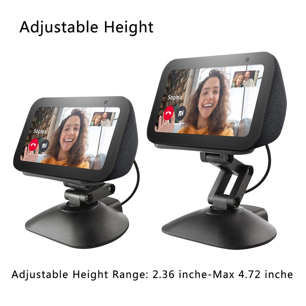 Adjustable stand holder charging dock for smart display phone earbuds USB base