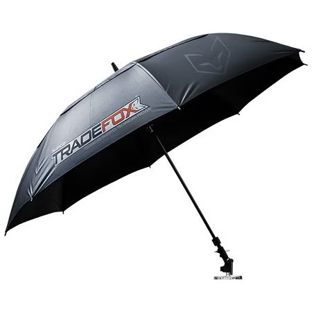 60 in UV Treated/Waterproof Umbrella, Adjustable Magnetic Base W/ Lanyard, Black