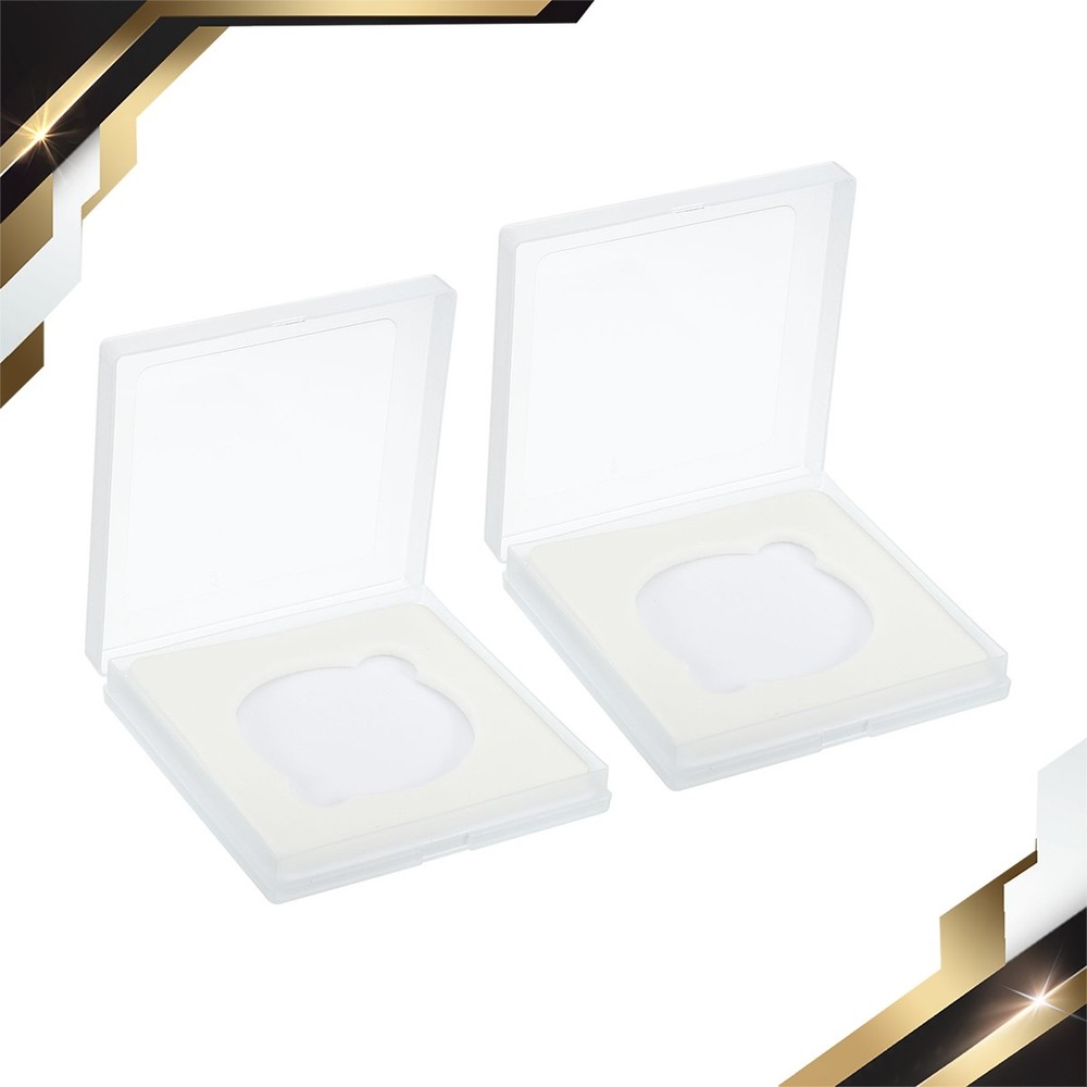 2Pack 67mm Lens Filter Case Camera Filter Portable Box Water Resistant Plastic