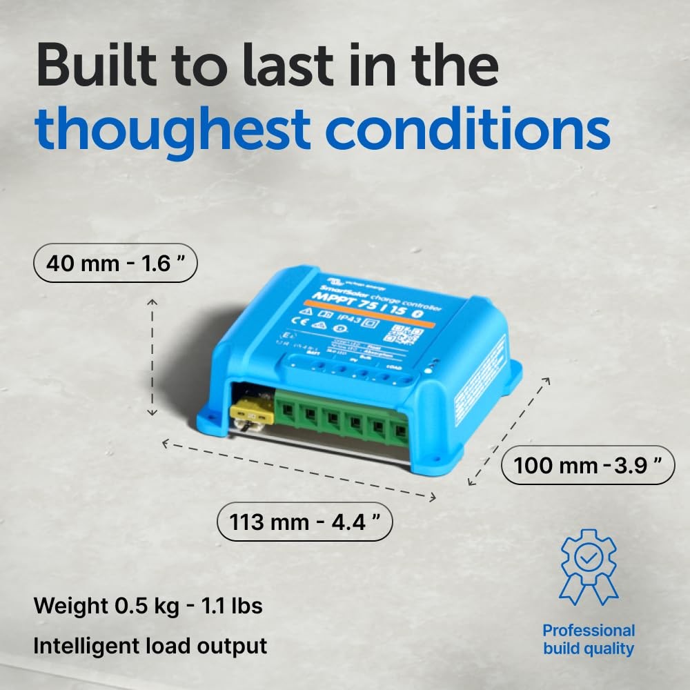 SmartSolar MPPT Solar Charge Controller (Bluetooth) - Charge Controllers for ...