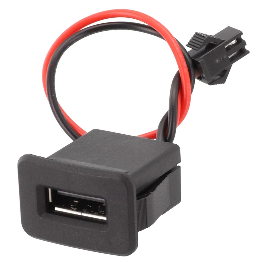 Quick and Easy Installation USB Female Base 2P Socket for All Vehicles