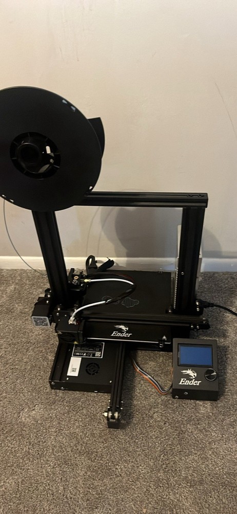 Ender Ender-3 3D Printer Desktop DIY Kit High Precision with Filament, Black