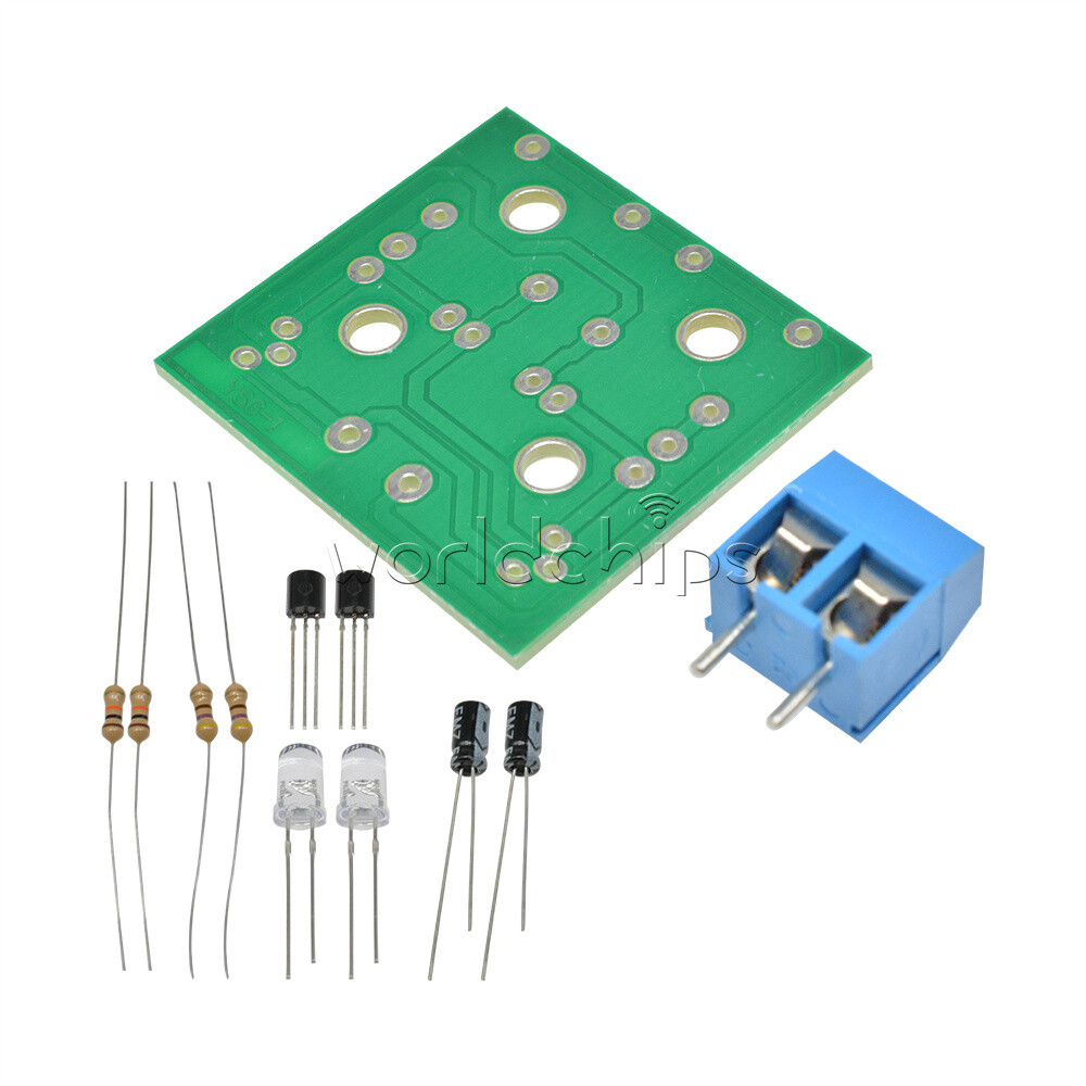 5MM LED Simple Flash Light Simple Flash Circuit DIY Kit Set